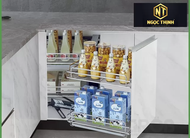 KỆ GÓC LIÊN HOÀN INOX SUS304 NAN OVAL  tại Long Thọ